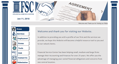 Desktop Screenshot of financialservicecenter.net